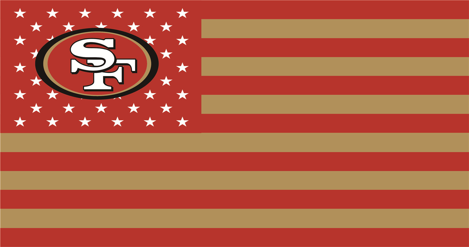 San Francisco 49ers Flags iron on transfers